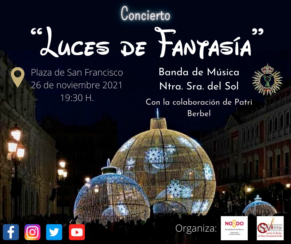 Concierto inauguración de las luces de Navidad de Sevilla