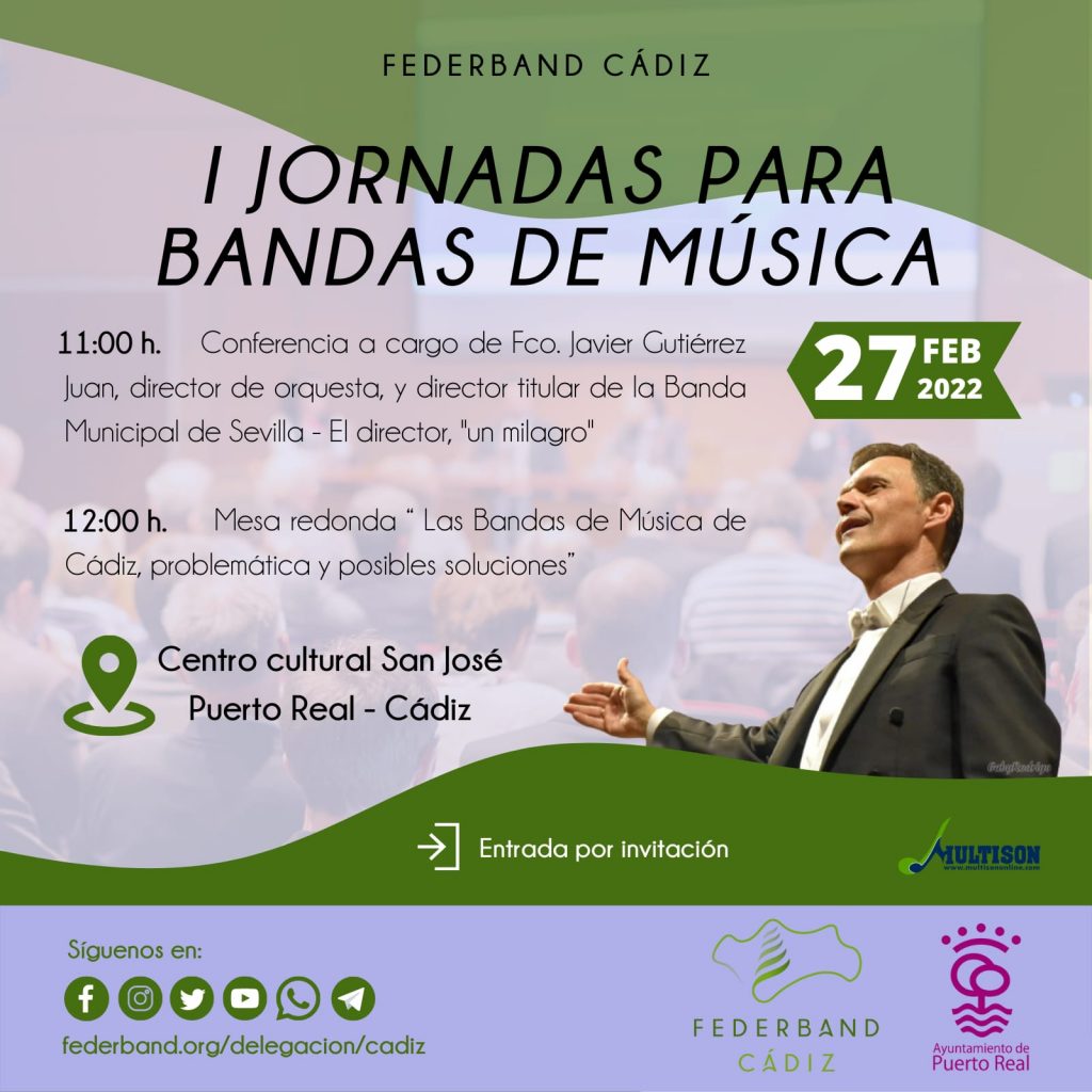 I Jornadas para Bandas de Música de Cádiz