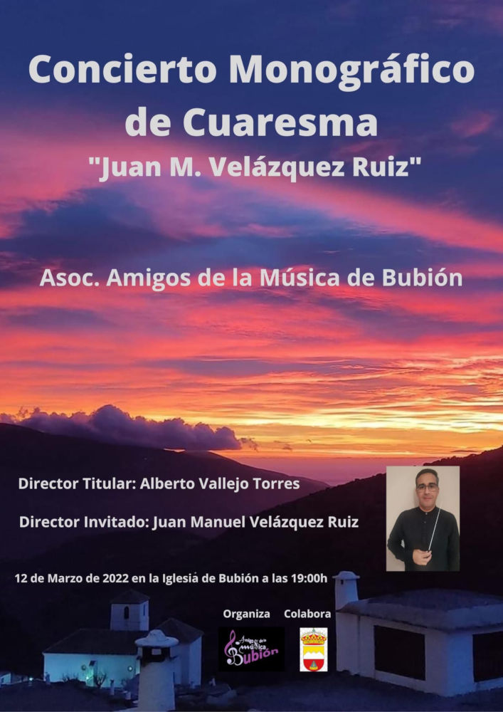 Concierto de Monográfico de Cuaresma “Juan M. Velázquez Ruiz”