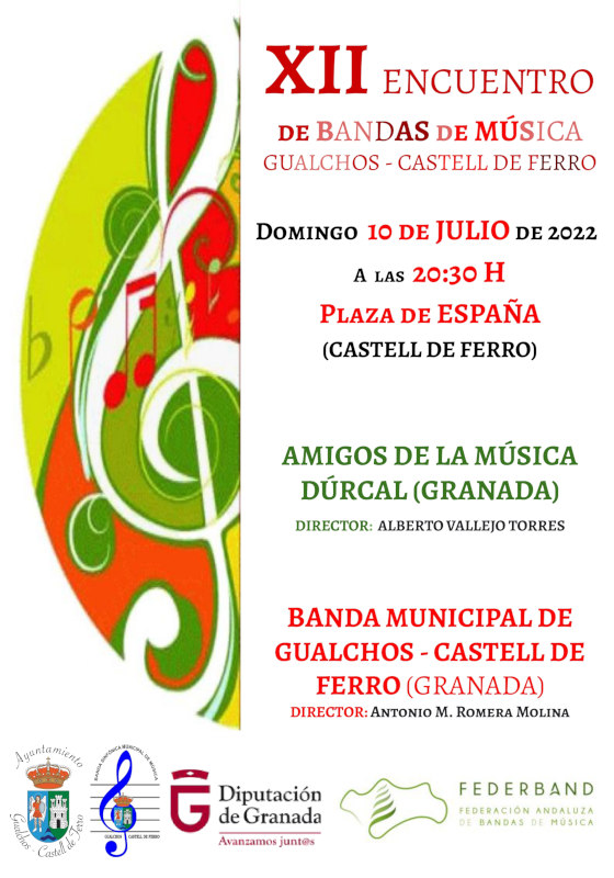 XII Encuentro de Bandas de Música Gualchos - Castell de Ferro