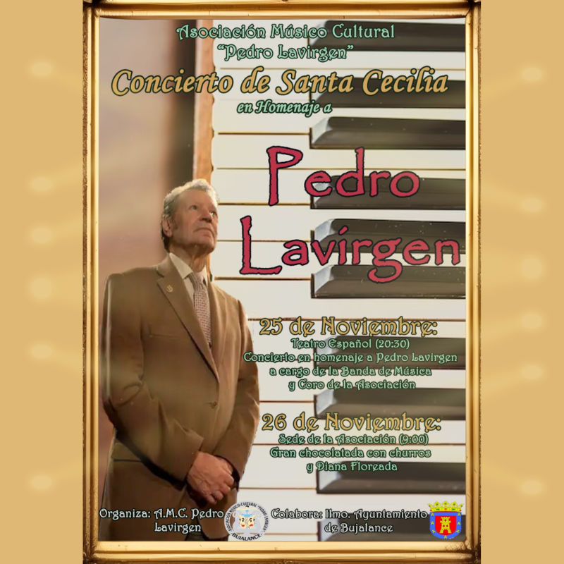 Concierto de Santa Cecilia "Homenaje a Pedro Lavirgen"