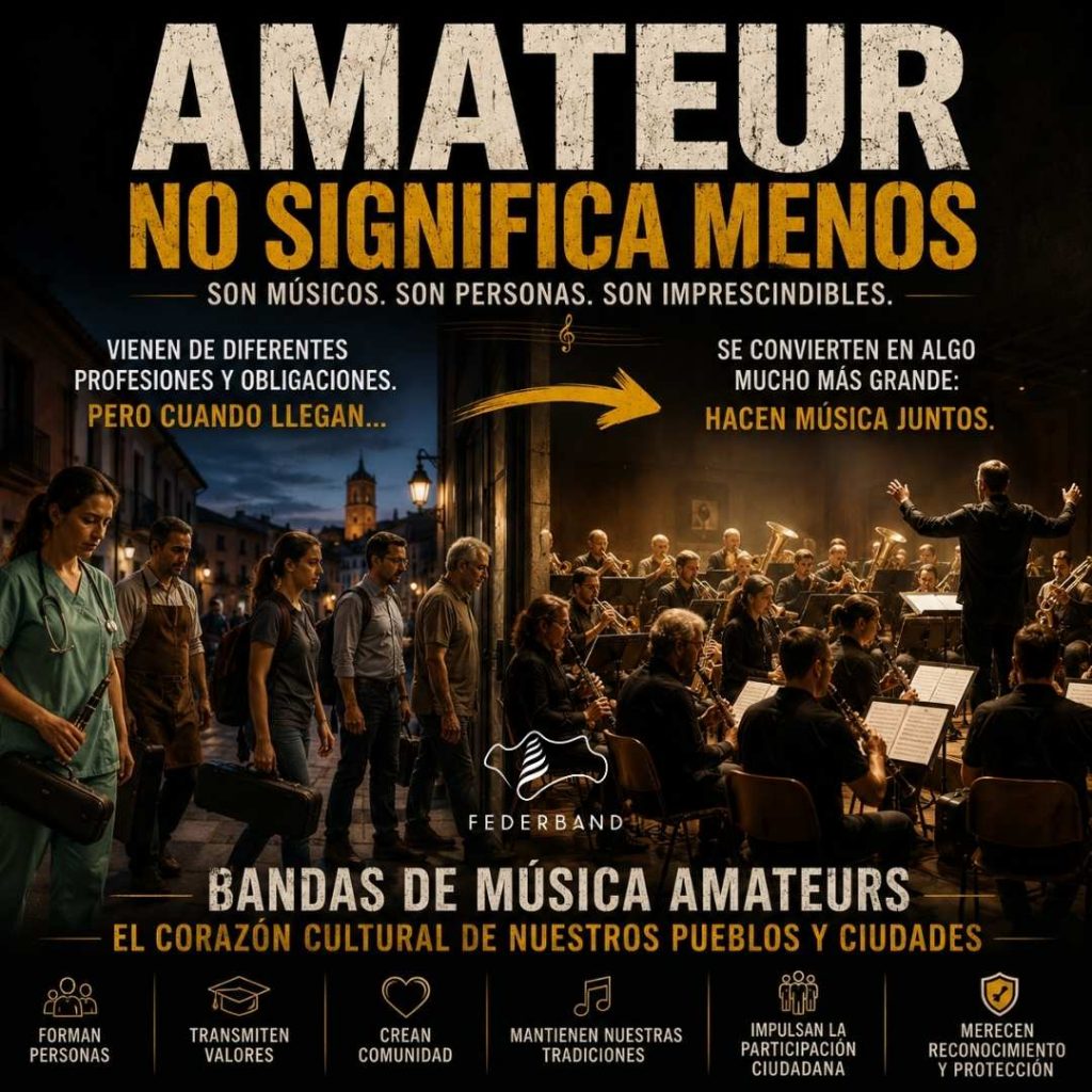 Amateur no significa menos: el enorme valor de nuestras bandas de música
