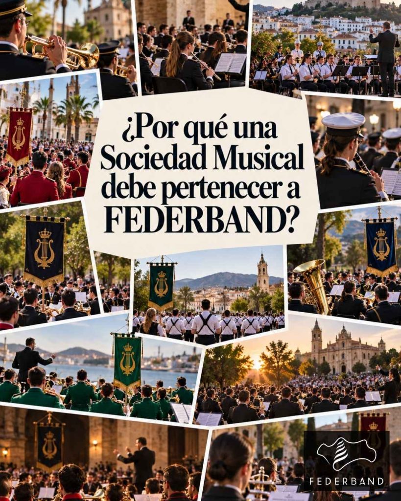 ¿Por qué una Sociedad Musical debe pertenecer a FEDERBAND?