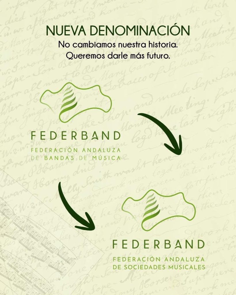 FEDERBAND cambia de nombre para representar todo lo que somos: nace la Federación Andaluza de Sociedades Musicales